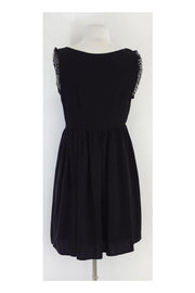 Current Boutique-Wren - Black Silk Sleeveless Dress Sz M