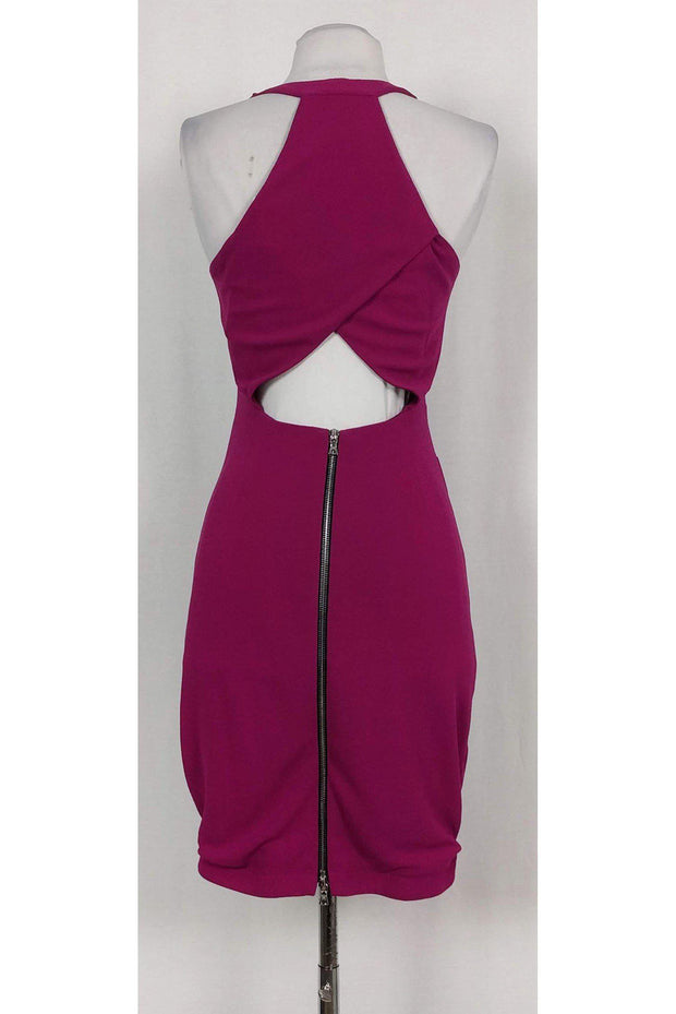 Current Boutique-Yigal Azrouel - Cosmo Pink Matte Jersey Dress Sz 4