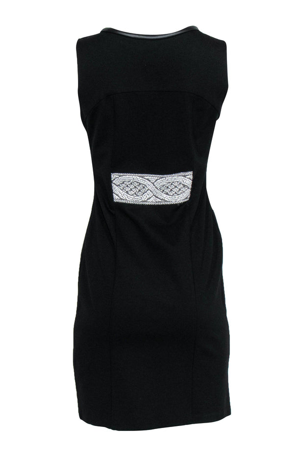 Current Boutique-Yoana Baraschi - Black & White Knit Sleeveless Dress Sz 6