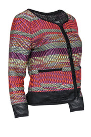 Current Boutique-Yoana Baraschi - Multicolor Stitched Tweed Jacket Sz 6
