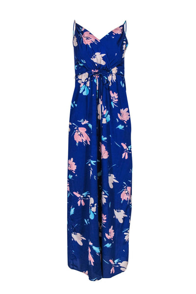 Current Boutique-Yumi Kim - Blue & Pink Floral Print Maxi Dress Sz XS