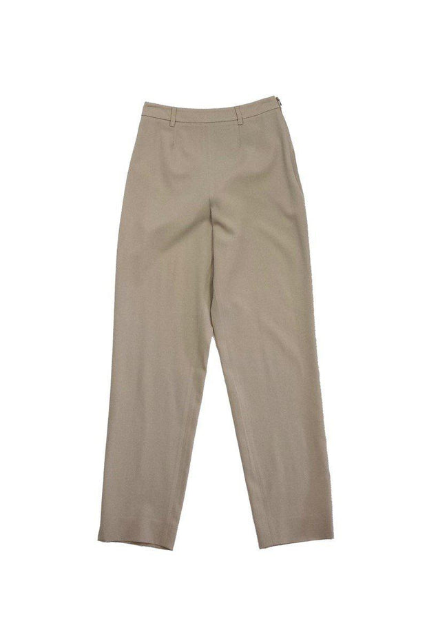 Current Boutique-Yves Saint Laurent - Khaki High Waisted Pants Sz 2