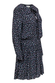 Current Boutique-Zadig & Voltaire - Black Long Sleeve Floral Print Dress Sz M