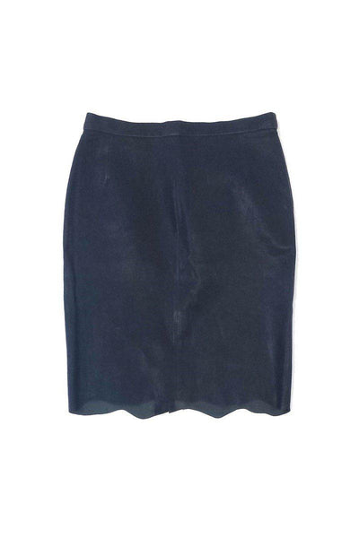 Current Boutique-Zadig & Voltaire - Charcoal Leather Pencil Skirt Sz 2