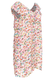 Current Boutique-Zadig & Voltaire - Cream & Butterfly Print Sleeveless Silk Midi Dress Sz M