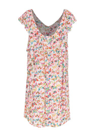 Current Boutique-Zadig & Voltaire - Cream & Butterfly Print Sleeveless Silk Midi Dress Sz M