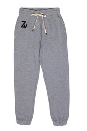 Current Boutique-Zadig & Voltaire - Gray Cotton "Steevy" Drawstring Jogger Sweatpants Sz XS