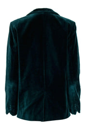 Current Boutique-Zadig & Voltaire - Green Velour Blazer Size L Blazer