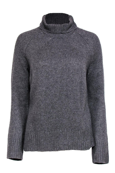 Current Boutique-Zadig & Voltaire - Grey Cashmere Knit Turtleneck Sweater Sz S