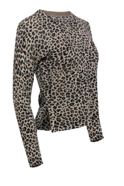 Current Boutique-Zadig & Voltaire - Leopard Print Cashmere Sweater Sz 6