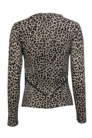 Current Boutique-Zadig & Voltaire - Leopard Print Cashmere Sweater Sz 6