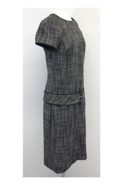Current Boutique-Zenobia - Black & White Wool Blend Tweed Dress Sz 8