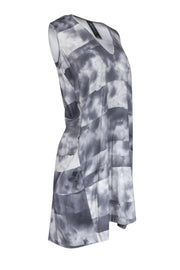 Current Boutique-Zero & Maria Cornejo - Grey Cloudy Oversized Shift Dress Sz 2