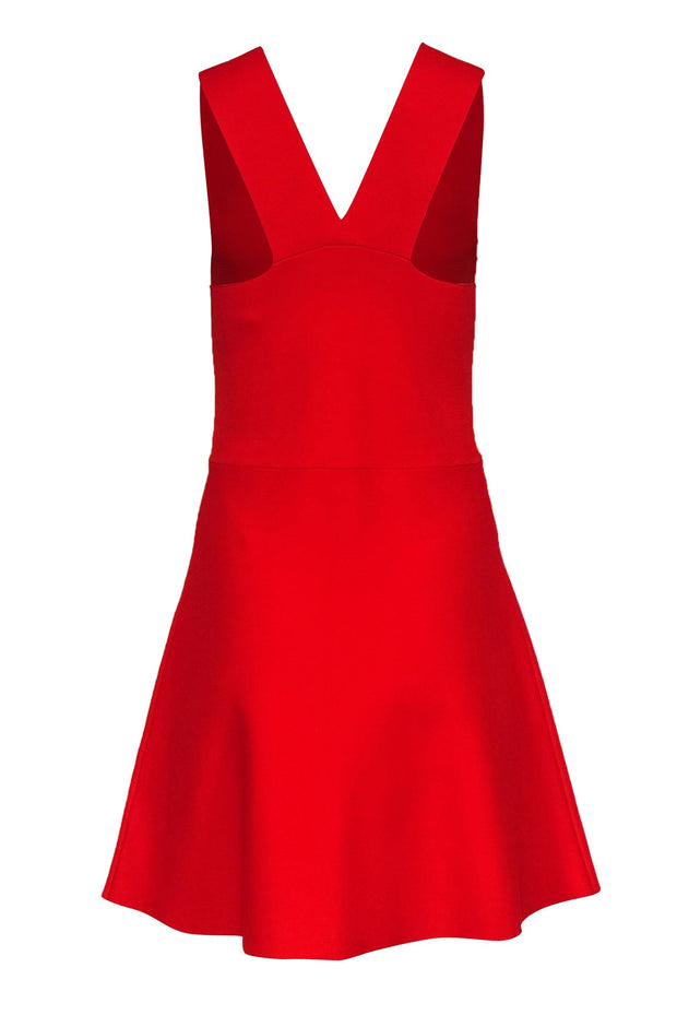 A.L.C. - Tomato Red Sleeveless Bandage Fit & Flare Dress Sz L A.L.C. - Tomato Red Sleeveless Bandage Fit & Flare Dress Sz L