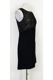 Current Boutique-A.L.C. - Black & Navy Rose Lace Dress Sz 10