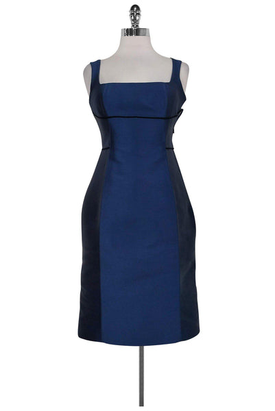 Adolfo Dominguez - Blue Fitted Dress Sz 4 Adolfo Dominguez - Blue Fitted Dress Sz 4