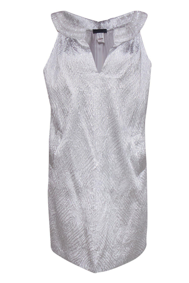alberta ferretti silver dress Alberta Ferretti Satin Dress