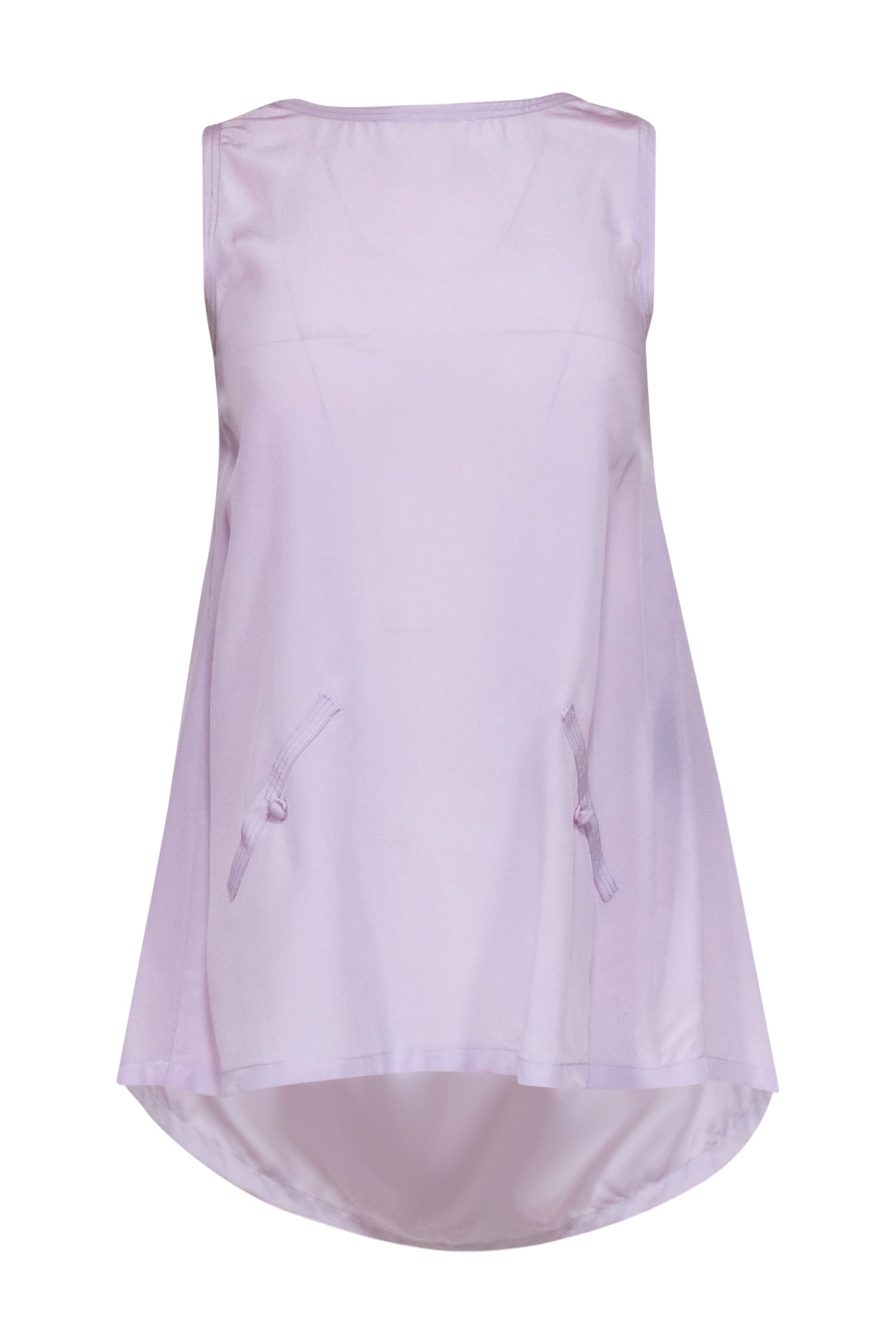 Alexander Wang - Lavender Silk Scoop Back Tank w/ Buttons Sz XS