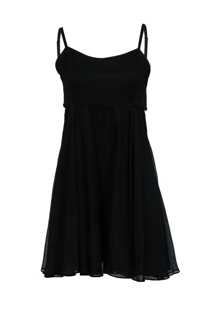 Alice & Olivia - Black Strappy A-Line Dress w/ Side Cutouts Sz 8 Alice & Olivia - Black Strappy A-Line Dress w/ Side Cutouts Sz 8