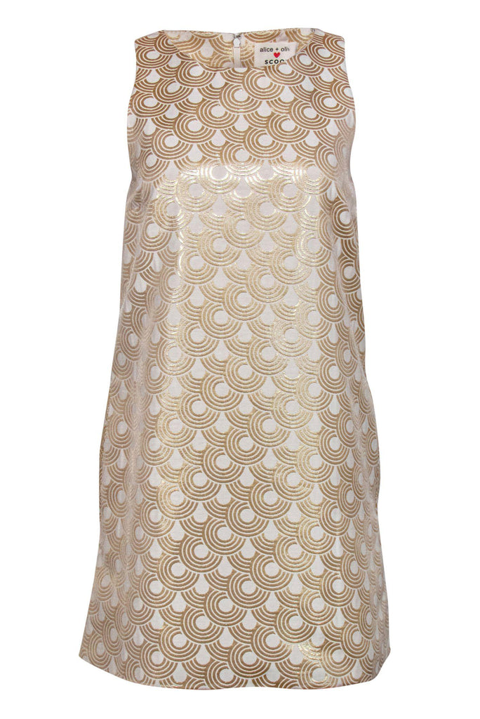 alice and olivia cream dress Alice + Olivia Cream Peplum Midi Dress
