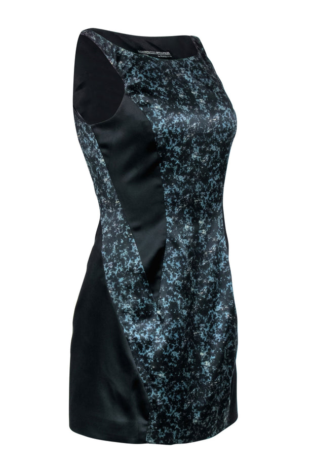 All Saints - Black & Green Marble Print "Heidi" Dress Sz 6 All Saints - Black & Green Marble Print "Heidi" Dress Sz 6