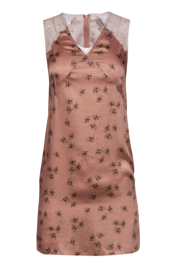 all saints pink dress ALLSAINTS Hadley Cowl Neck Midi Slip Dress