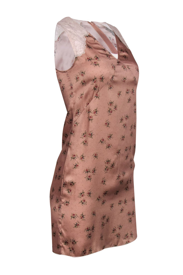 all saints pink dress Parachute Silk Dress SOFT PINK