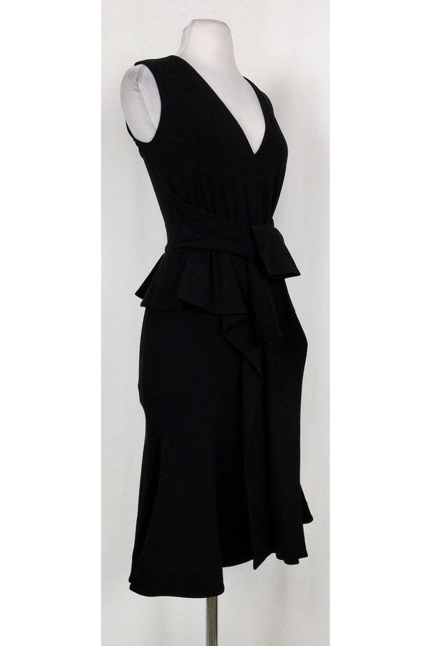 Altuzarra - Black Peplum Dress Sz 6 Altuzarra - Black Peplum Dress Sz 6