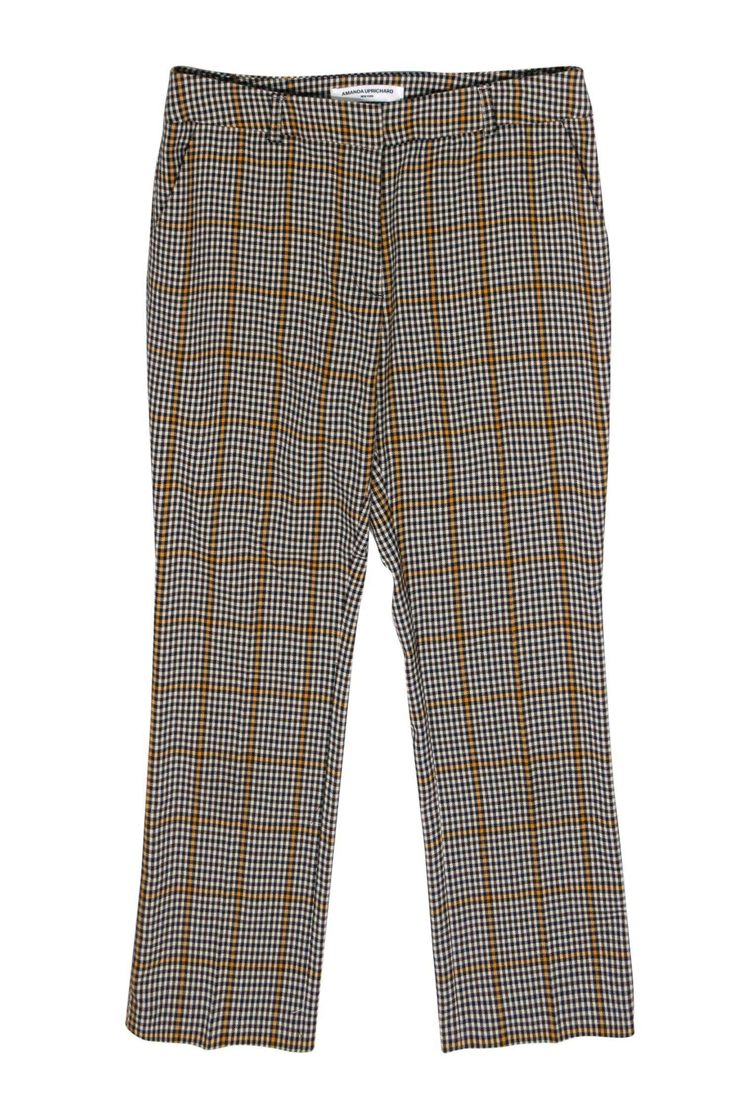 houndstooth cigarette trousers Amanda Uprichard