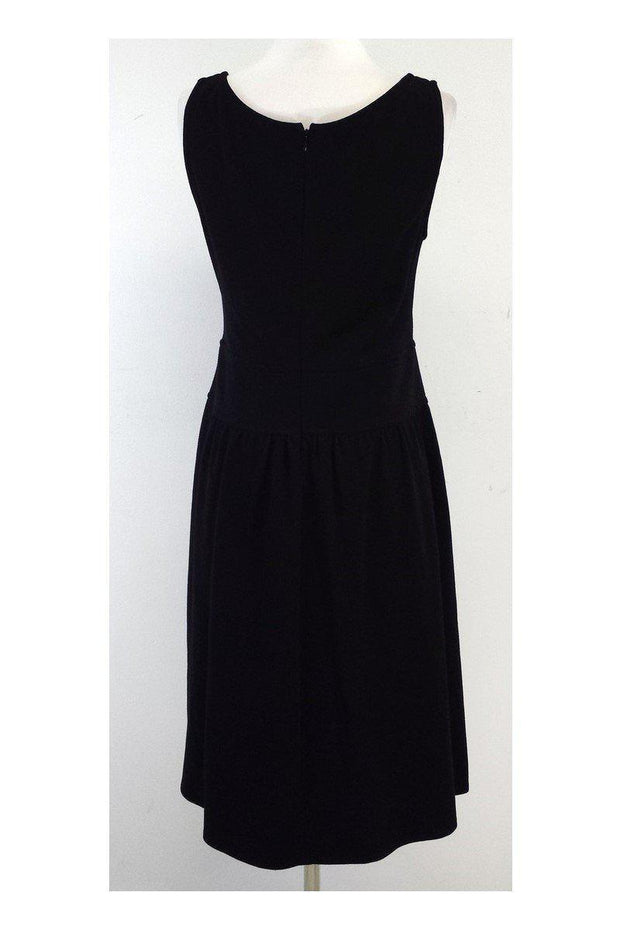 Current Boutique-Armani Collezioni - Black Sleeveless Fit & Flare Dress Sz 10