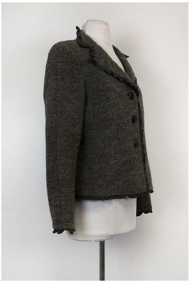 Current Boutique-Armani Collezioni - Grey Wool Jacket Sz 8