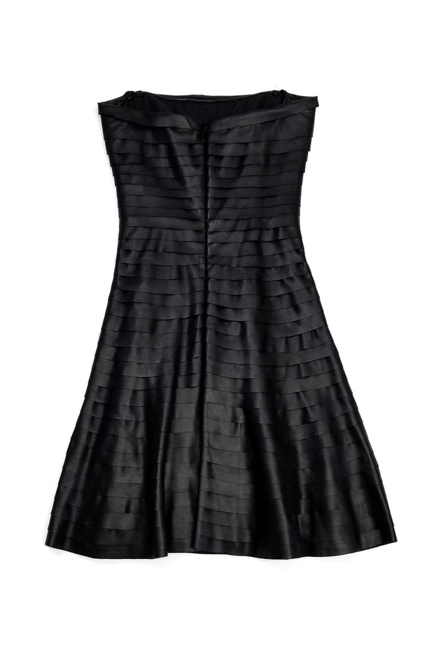 BCBG Max Azria - Black Faux Leather Dress Sz 2 BCBG Max Azria - Black Faux Leather Dress Sz 2