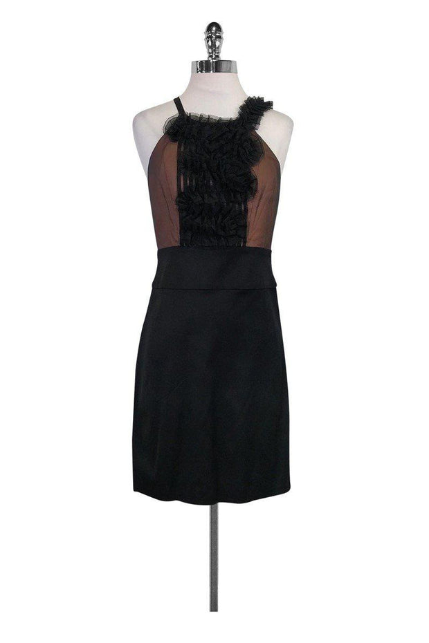 BCBG Max Azria - Black Ruffle Dress Sz 2 BCBG Max Azria - Black Ruffle Dress Sz 2