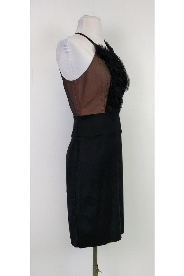 BCBG Max Azria - Black Ruffle Dress Sz 2 BCBG Max Azria - Black Ruffle Dress Sz 2