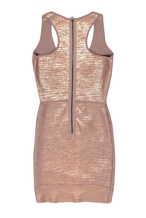 BCBG Max Azria - Rose Gold "Gisela" Bodycon Bandage Dress Sz XXS BCBG Max Azria - Rose Gold "Gisela" Bodycon Bandage Dress Sz XXS