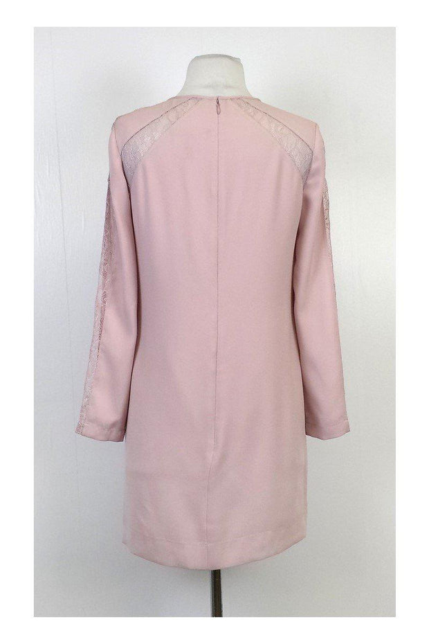 BCBG - Blush Lace Shift Long Sleeve Dress Sz XXS BCBG - Blush Lace Shift Long Sleeve Dress Sz XXS