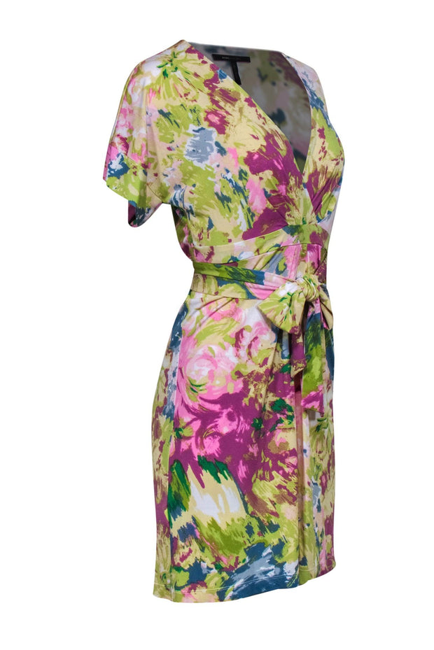 bcbg pink floral dress BCBG Max Azria