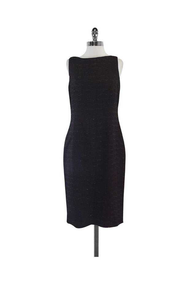 carmen marc valvo beaded dress CARMEN MARC VALVO Size 4 Cream Beaded Lace Overlay Sleeveless Gown Sui Generis Designer Consignment