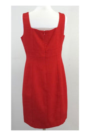 Current Boutique-David Meister - Red Structured Sleeveless Dress Sz 10
