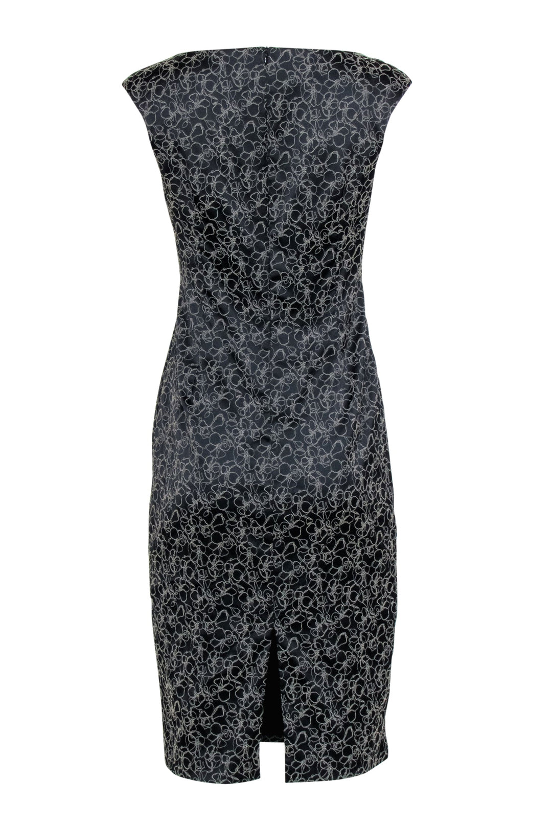 green emerald velvet dress David Meister