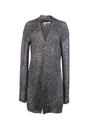 Current Boutique-Derek Lam 10 Crosby - Black & White Safety Pin Cardigan Sz S