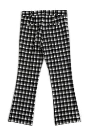 Current Boutique-Derek Lam 10 Crosby - Black & White Checkered Pants Sz 4