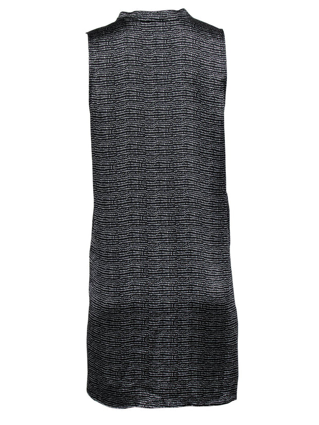 eileen fisher silk shift dress Eileen Fisher 100% Silk Shift Dress Size Medium Gray (A4)