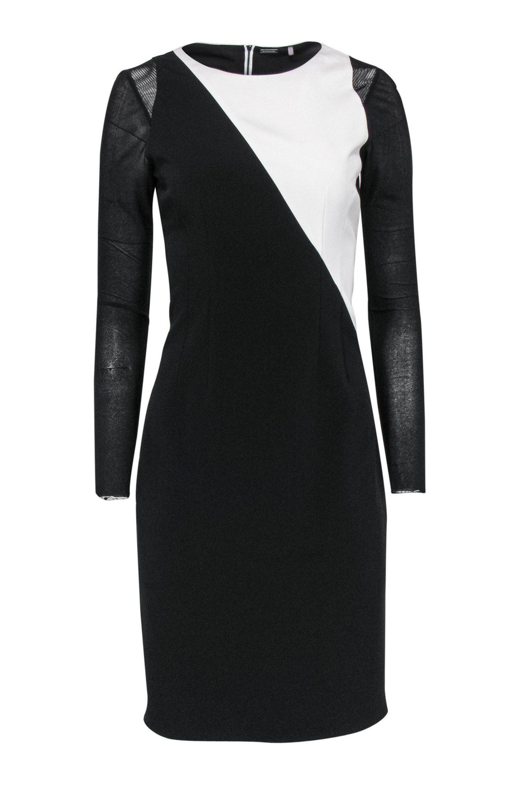 Elie Tahari - Black & White Bodycon Dress Sz 4 Elie Tahari - Black & White Bodycon Dress Sz 4