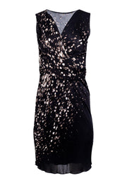 Current Boutique-Elie Tahari - Brown & White Print Dress Sz XS