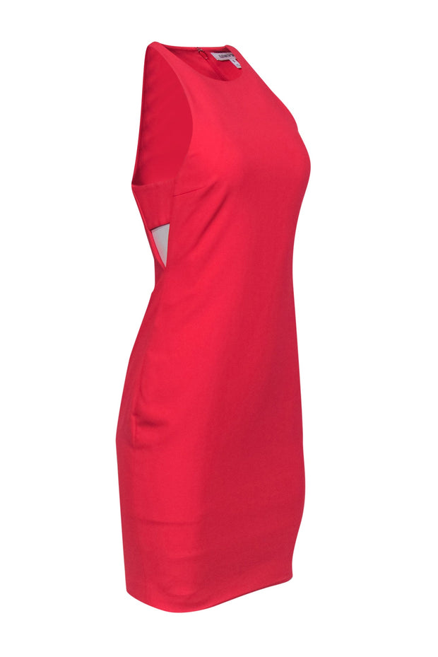 Elizabeth & James - Coral Sleeveless Bodycon Dress w/ Side Cutouts Sz 6 Elizabeth & James - Coral Sleeveless Bodycon Dress w/ Side Cutouts Sz 6