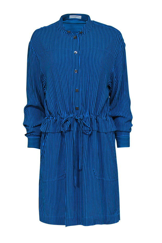 equipment striped shirt dress Equipment Striped Silk Shirt Dress XS (0-2)