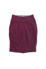 Current Boutique-Eva Franco - Pink & Grey Printed Skirt Sz 6