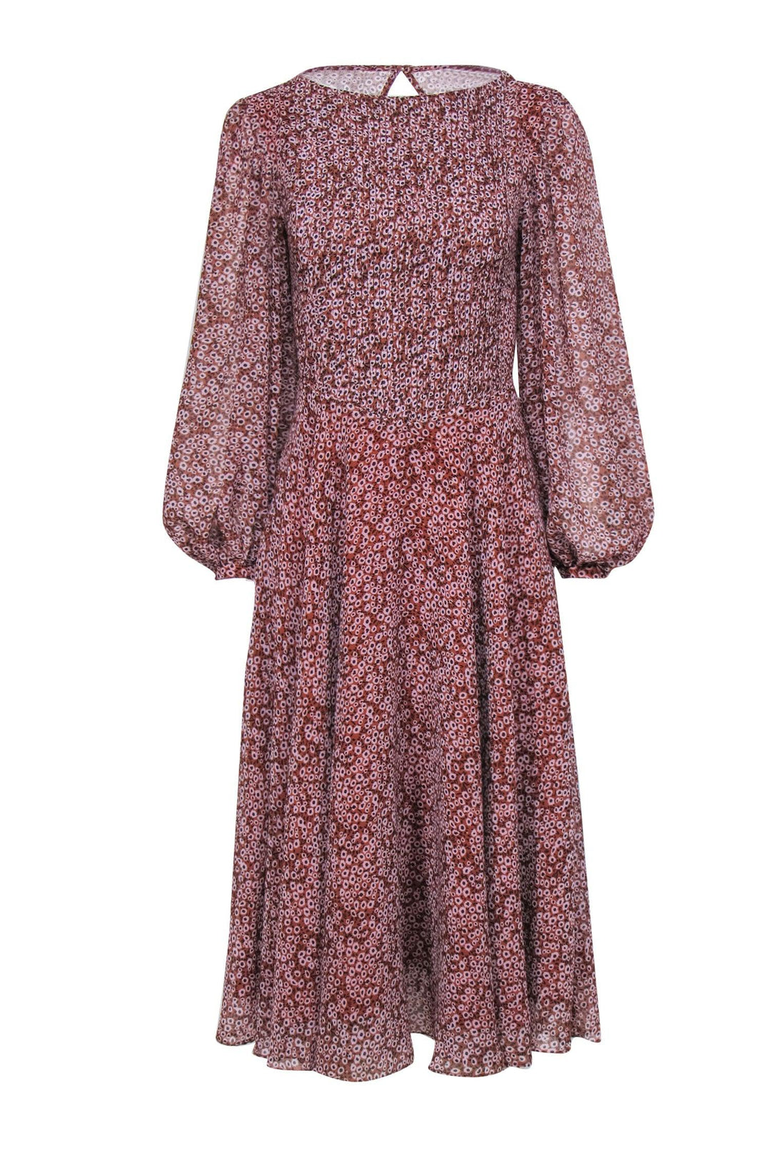 fame and partners floral maxi dress Fame and Partners Ivy Womens Floral Pleated Midi Dress, Orchid