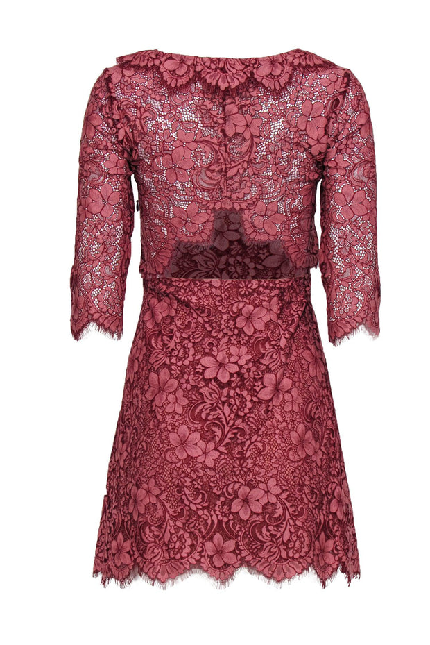 For love & lemons - Pink Lace Dress w/ Open Back Sz S For love & lemons - Pink Lace Dress w/ Open Back Sz S